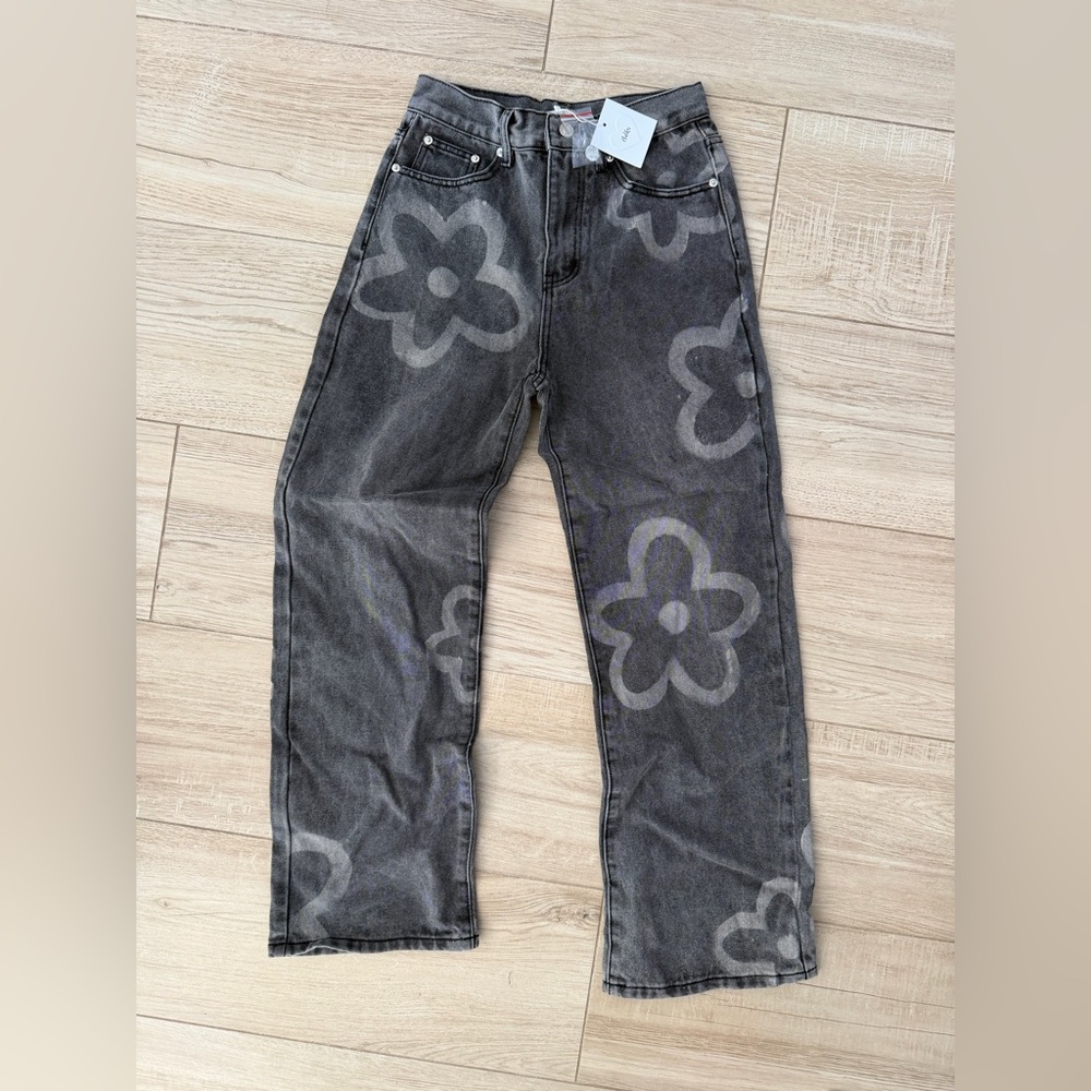 Adika Charcoal Denim Jeans